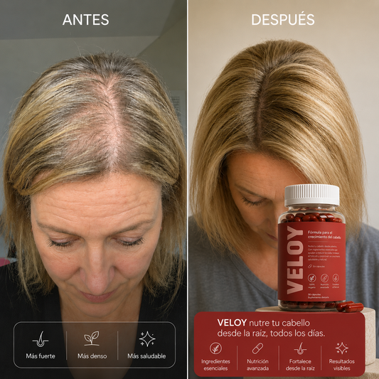 VELOY® | Fórmula para el crecimiento del cabello